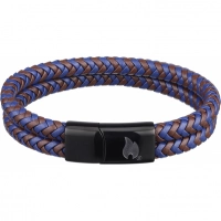 Браслет Zippo Braided Leather Bracelet (22 см) купить в Подольске