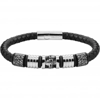 Браслет Zippo Five Charms Leather Bracelet с 5 шармами (22 см) купить в Подольске