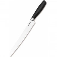 Кухонный хлебный нож Bker Core Professional Bread Knife, 220 мм, сталь X50CrMoV15, рукоять пластик купить в Подольске