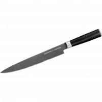 Кухонный нож Samura Mo-V Stonewash 230 мм, сталь AUS-8, рукоять G10 купить в Подольске