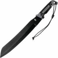 Мачете Gerber — Gator Golok Machete, сталь 65MN Carbon Steel Black Finish, рукоять ударопрочный пластик купить в Подольске