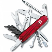 Нож перочинный Victorinox CyberTool, сталь X55CrMo14, рукоять Cellidor®, полупрозрачный красный купить в Подольске