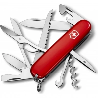 Нож перочинный Victorinox Huntsman, сталь X55CrMo14, рукоять Cellidor®, красный купить в Подольске
