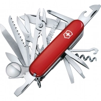 Нож перочинный Victorinox SwissChamp, сталь X55CrMo14, рукоять Cellidor®, красный купить в Подольске