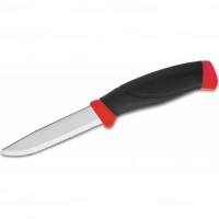 Нож с фиксированным лезвием Morakniv Companion F Rescue, сталь Sandvik 12С27, рукоять резина/пластик купить в Подольске