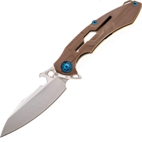 Нож складной Rikeknife M3 Brown, сталь 154CM, рукоять титан/G10 купить в Подольске