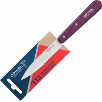 Нож столовый Opinel №113, деревянная рукоять, блистер, нержавеющая сталь, сливовый купить в Подольске