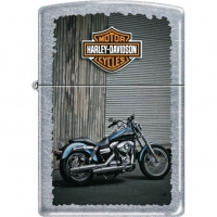 Зажигалка ZIPPO Harley-Davidson® Байк, с покрытием Street Chrome™, латунь/сталь, серебристая, 36x12x56 мм купить в Подольске