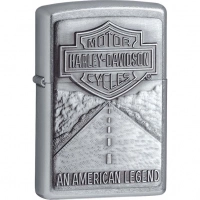 Зажигалка ZIPPO Harley-Davidson® Легенда, с покрытием Street Chrome™ купить в Подольске