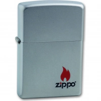 Зажигалка ZIPPO Satin Chrome, латунь с ник.-хром. покрыт., серебр., матовая, 36х56х12 мм купить в Подольске