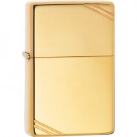 Зажигалка ZIPPO Vintage™ с покрытием High Polish Brass купить в Подольске